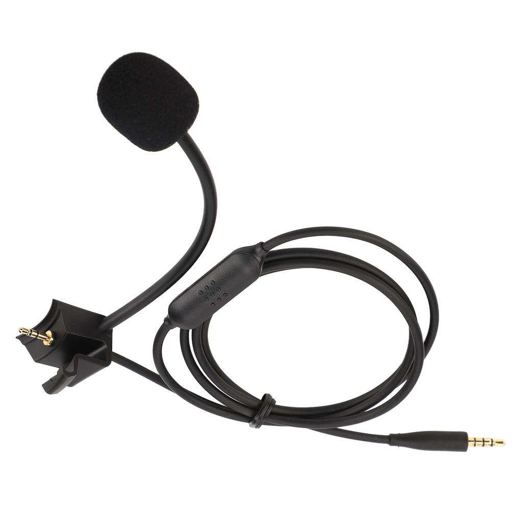 Cable Boom Microphone Noise Reduction Microphone Sound Cable with Mute Switch for PS4 PC Gaming