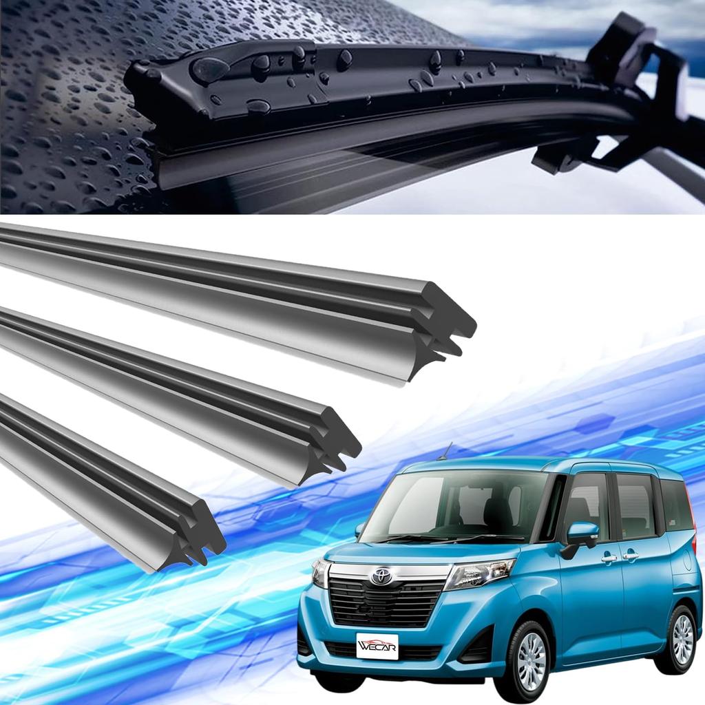 WeCar Tank Rumie Tall Justy Wiper Replacement Rubber Compatible Size Genuine Replacement M900A M910A