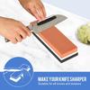 Whetstone, Knife Sharpener, Double-sided Household Whetstone with Non-slip Pad for Scissors, Razors, Carving Tools, Etc.