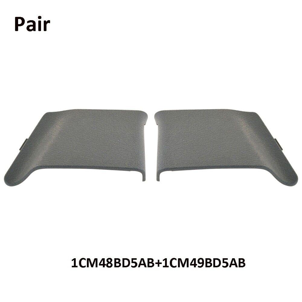Left Right Slate Gray Seat Belt Anchor Cover For 06-08 Dodge RAM 1500 2500 3500