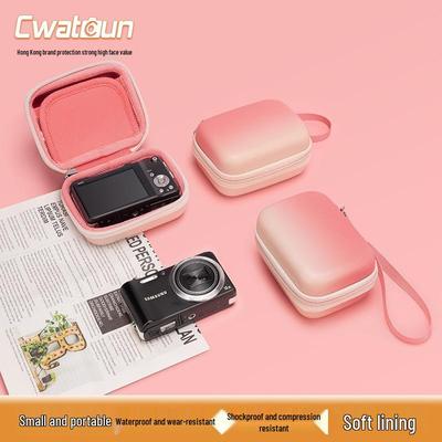 Cwatcun Mini Waterproof Hard Shell Camera Bag for Mirrorless CCD Cameras