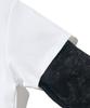 CARGOBROS FOR WOMAN Star See-Through Long Sleeve Layered Short Sleeve Tee Set (Black/Ivory)