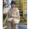 Hooded short down vest women's autumn and winter new popular fashion warm vest jacket