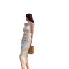 Floral Suspender Dress Summer Sexy New Chinese Skirt Backless Thin Age-reducing Suspender Dress