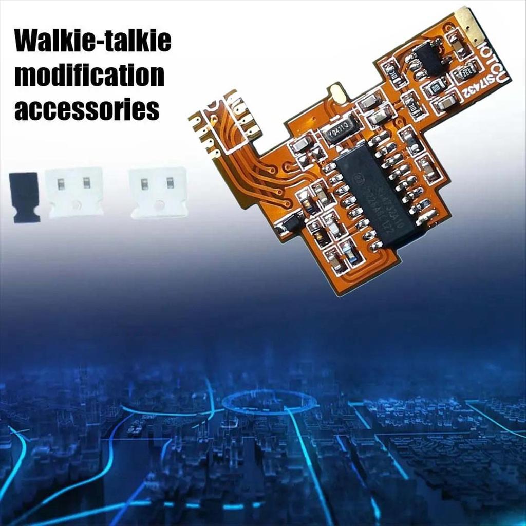 2025 New SI4732 FPC Modification Module+2xDonut Antenna+2M Chip for K5 K6 HF Shortwave Reception/Dual Antenna Solution