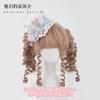 Crown Top Hat Veil Kc Headband Bow Hairpin Christmas Pink and Blue Handmade Small Things Lolita Hair Accessories