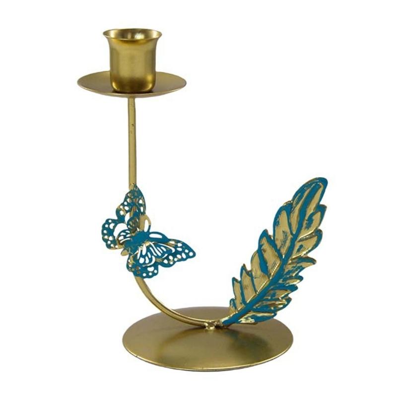 

Romantics Iron Candle Holder Unique Lover Kissings Shape Modern Iron Candle Holder for Intimate Celebration and Home