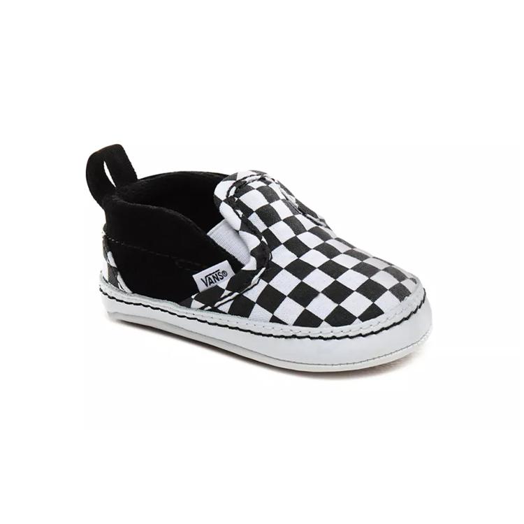 Vans Slip-On V Crib 'Checker - Black White' VN0A2XSLFB7