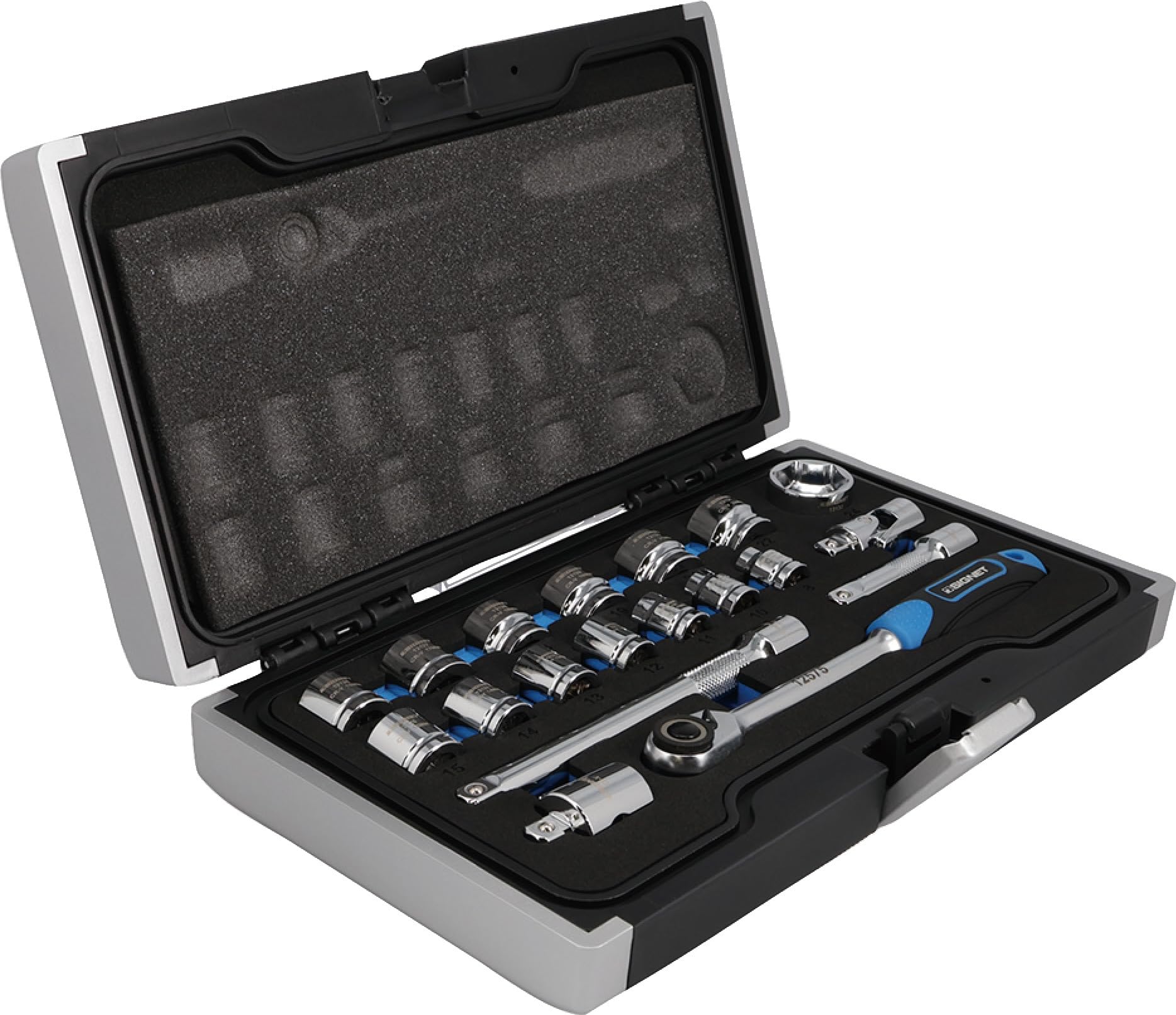 

SIGNET 3/8 DR Набор коротких торцевых головок из 19 предметов (Hex) 12134