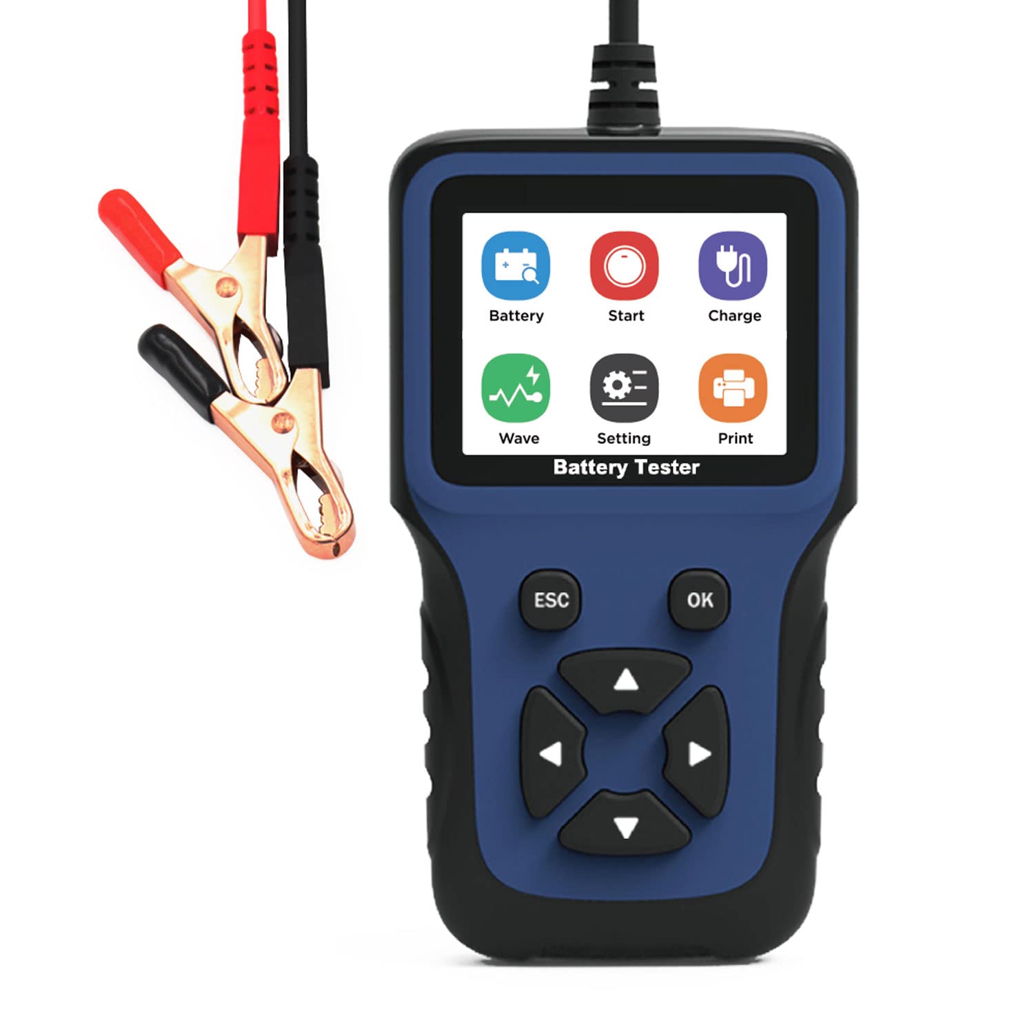 

MAXWIN Checker Tester Diagnostic Tester with JIS Code for and Hybrid CCA Value Selection, 2000cca, 12V, Cars, Boats, Motorcycles, ISS, Vehicles, синий