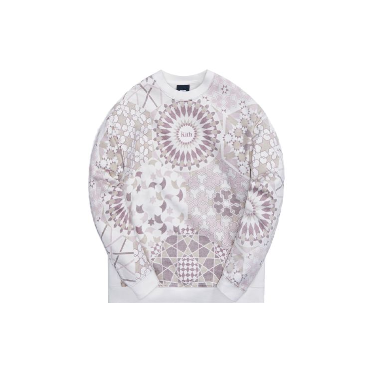 Kith Толстовка с принтом плитки Мужские толстовки Коричневый KH2663-604 S