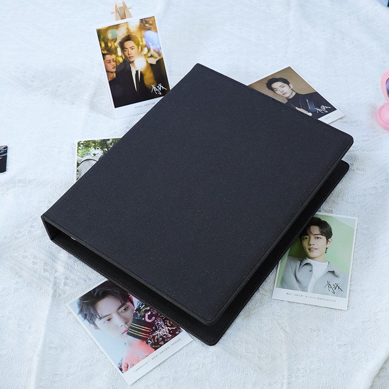 A4 Star-Chasing Gradient Photo Album: Nine-Square Card Book for Polaroids, Postcards & Idol Photos A5