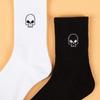 2 Pairs Lot Men's Mid Length Socks  Street Sports Hip-hop Personality High-quality Fashion Women's Round Neck Socks