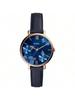 Women's Quartz Leather 3-Hand Watch with Pearl Mother-of-Pearl Dial/Stainless Steel Case/Mineral Glass ES4673