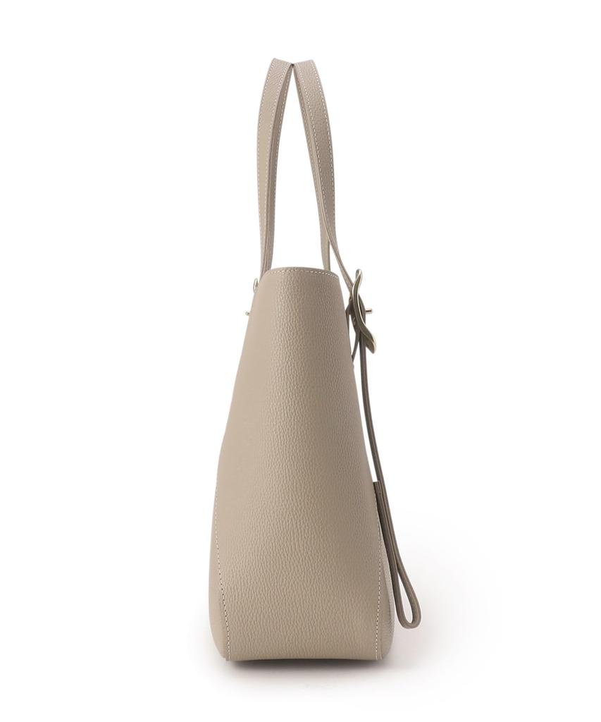 Toff & Loadstone Wrap Tote, Light Shrink Handbag, Cowhide Leather, One Size, Chai