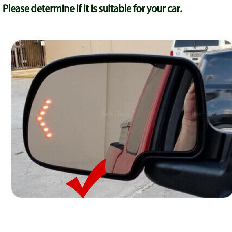 Left Right Side Mirror Glass Rear View Rearview Exterior Wide Angle for GMC Sierra Yukon XL 1500 2500 3500 2003-2007 Accessories