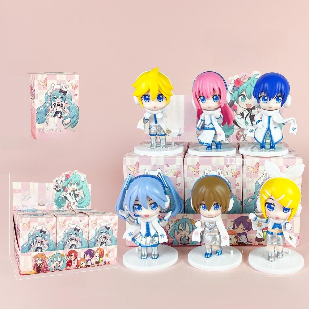Hatsune Miku Pvc Figurine Collection Set With Assembly For Anime Enthusiasts And Display