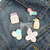 Cartoon Mini Band-Aid Capsule Brooch Badge