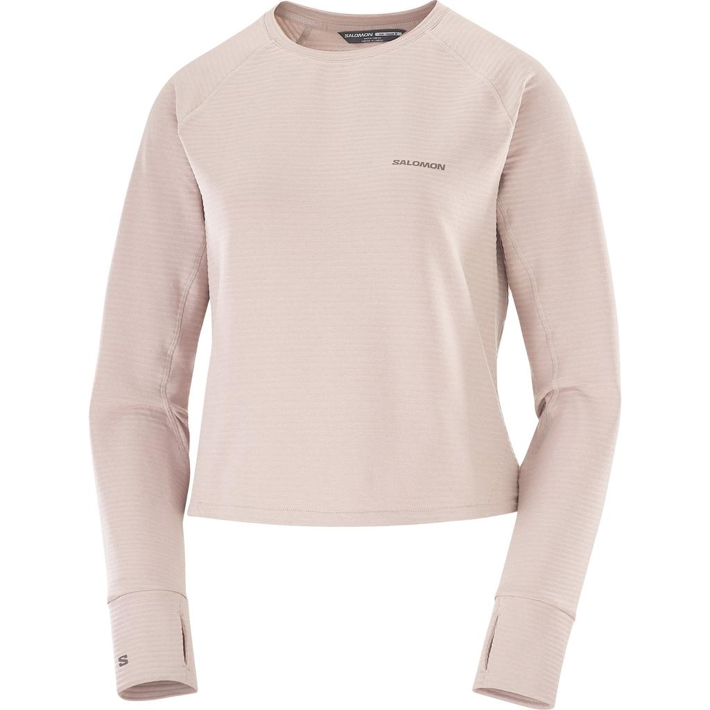 SALOMON Essential Lightwarm Simple Versatile Exquisite Long Sleeve Sweatshirt Women Tops C27077