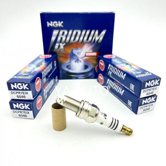 4x   DCPR7EIX 6046  Iridium IX Spark Plug for FIAT 500 2012-2017 1.4L L4