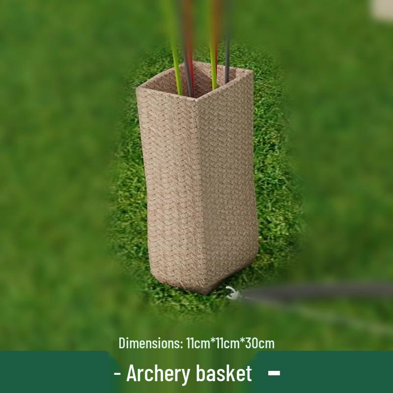 Kids Outdoor Toy Set: Wooden Basketball Hoop, Ring Toss, Sandbags, Bow & Arrow for Sensory Play