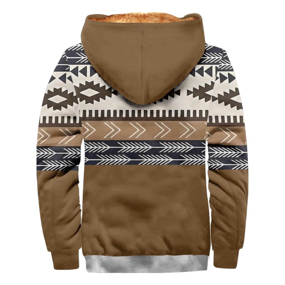 Pánský kabát do kapsy s dlouhým rukávem Fashion Plus Velvet Overcoat