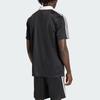 adidas Originals Archive FW25 Collar Engineered Jersey Comfortable Soft Skin-Friendly Striped Short Sleeve Knit Top Unisex Tops KE3584