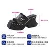Cool slippers for women outside 2025 summer new butterfly platform slippers millennial babes sexy open-toed high-heeled sandals