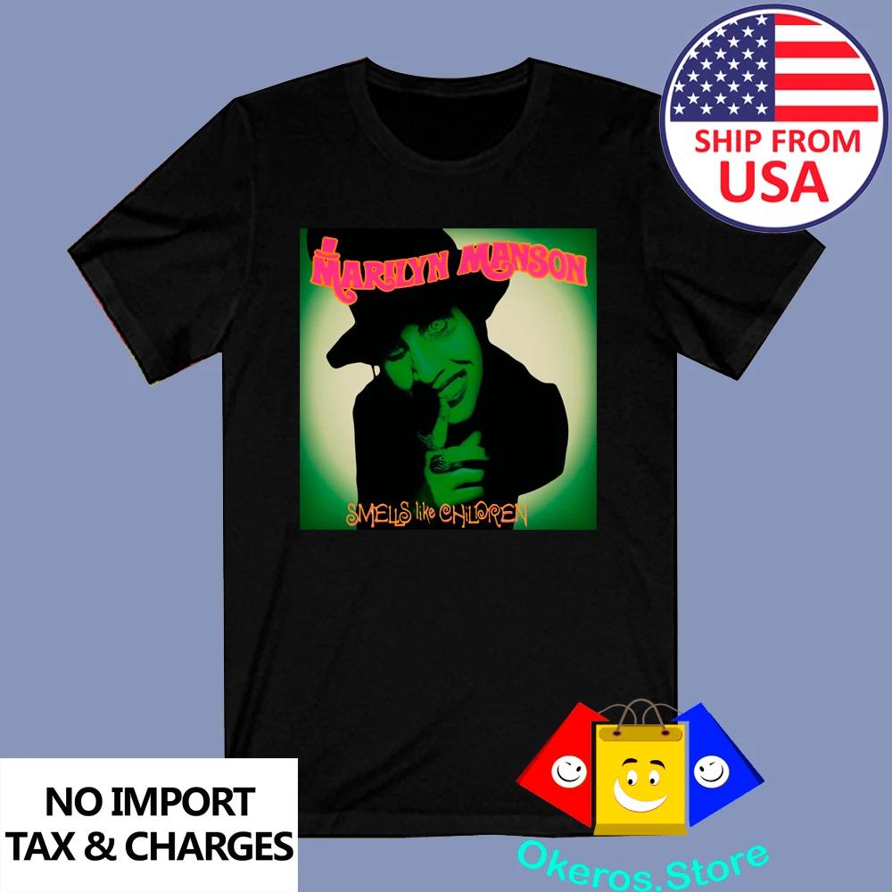 Marilyn Manson Smells Like Children Men s Black Size S to 3XL S