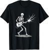 Skeleton Guitarist Halloween Rock Star Shredding Skeleton T-Shirt ,Unisex Tees