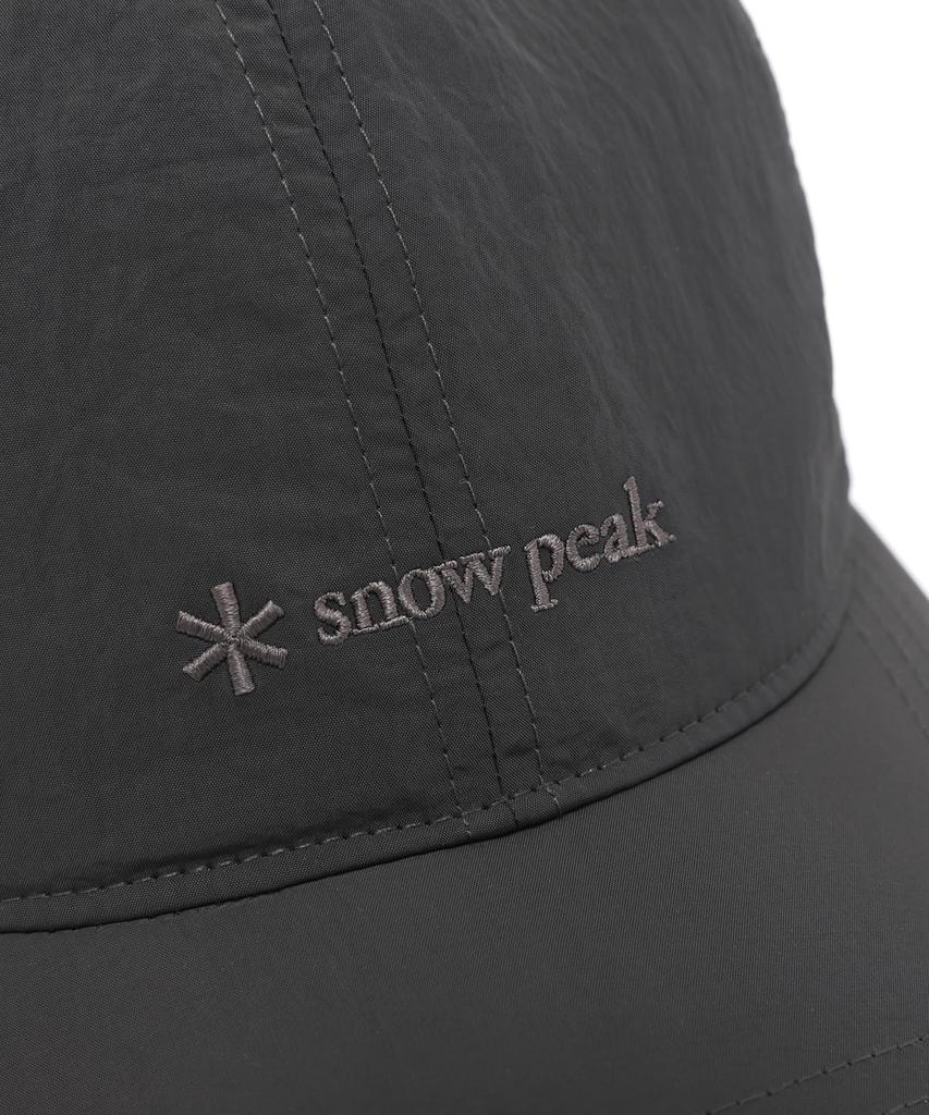 Snow Peak Eco Taslan Ball Cap, Charcoal, S, GS-S26ZUFBC70