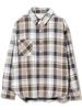Beams Boy Women's Work Check Shirt, IVORY 2, L/S