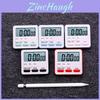 Multifunction Silent Timer With Magnetic Mount For Students And Kitchen Use