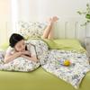 New Prints Ice Silk Summer Quilt Soft Silky Lightweight Cool Feeling Blanket for Bed Double Side Cooling Fabric Comforter Duvet