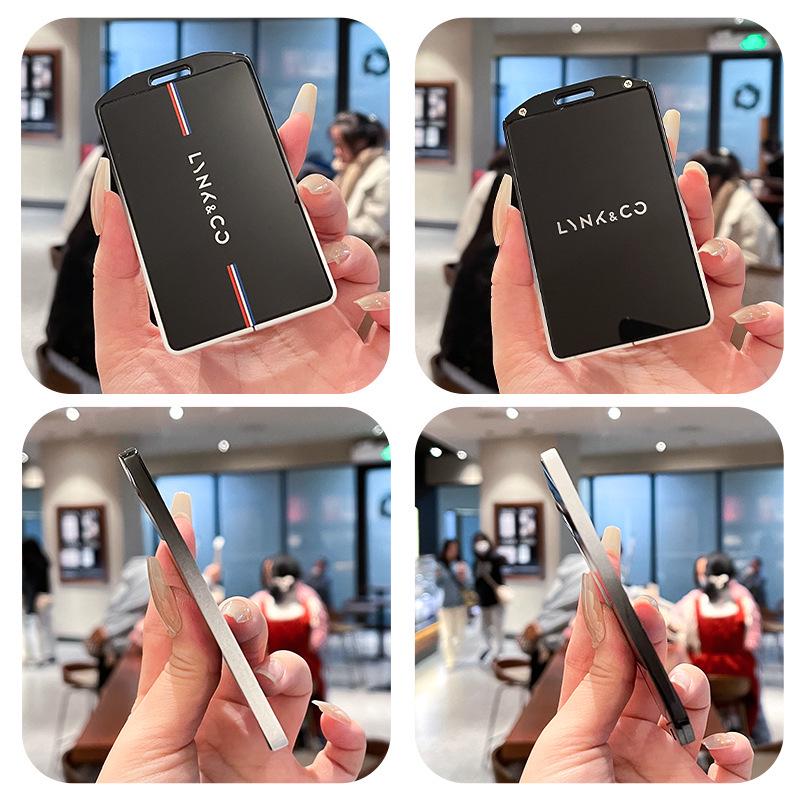 Lynk & Co 07/08/09 Suede Key Card Cover - Men's & Women's Remote Holder (2024)