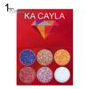 Health Caring Glitter Sequins 6 Colors Eyeshadow Powder Palette Matte Eye Makeup Cosmetic