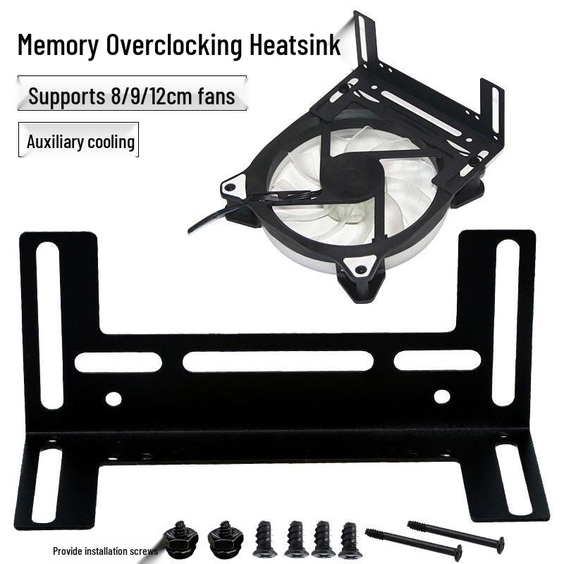 Memory Overclocking Air-Cooler: Heat Dissipation Fan Bracket for RAM Sticks