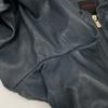 TOMORROWLAND [Collection] 2011 Navy Lamb Leather Zip-Up Blouson Jacket 40 NavyUsed