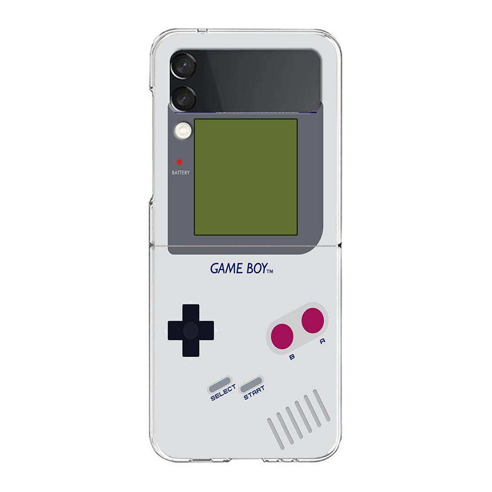 

Игровой автомат Game Boy Винтажный Геймпад Прозрачный Чехол для Телефона Для Samsung Z Flip 4 5 Чехол Прозрачный Высокопрочный ПК Для Galaxy Z Flip 3 5 Чехол Galaxy Z Flip 4