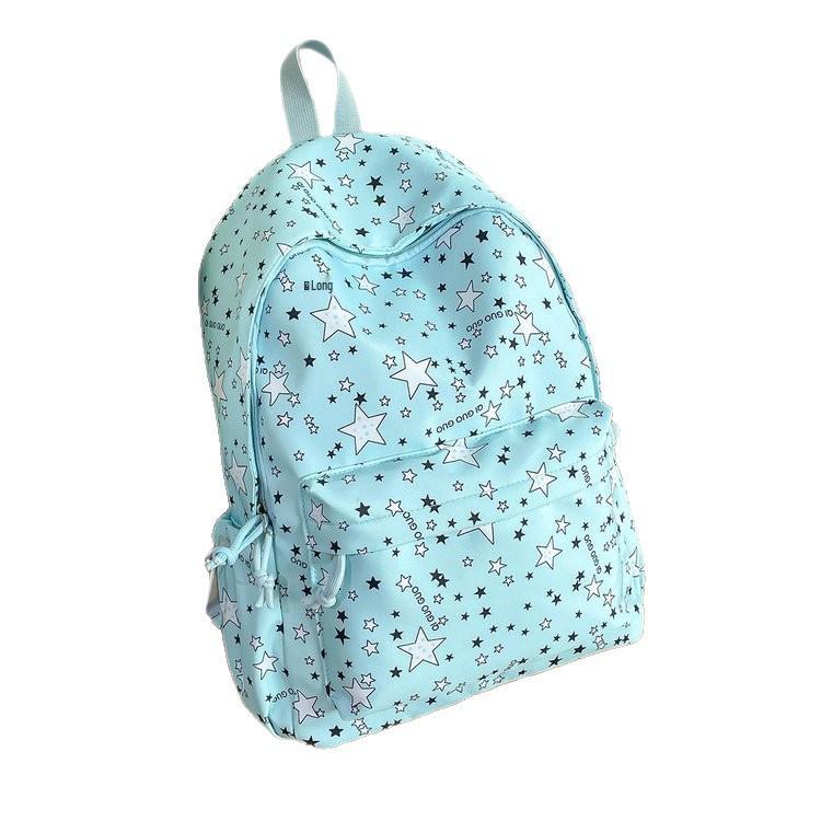 Versatile Japanese & Korean Style Backpack for Girls - Ideal for Junior High, High School, College, Elementary, Mori Style, Five-Star Design.