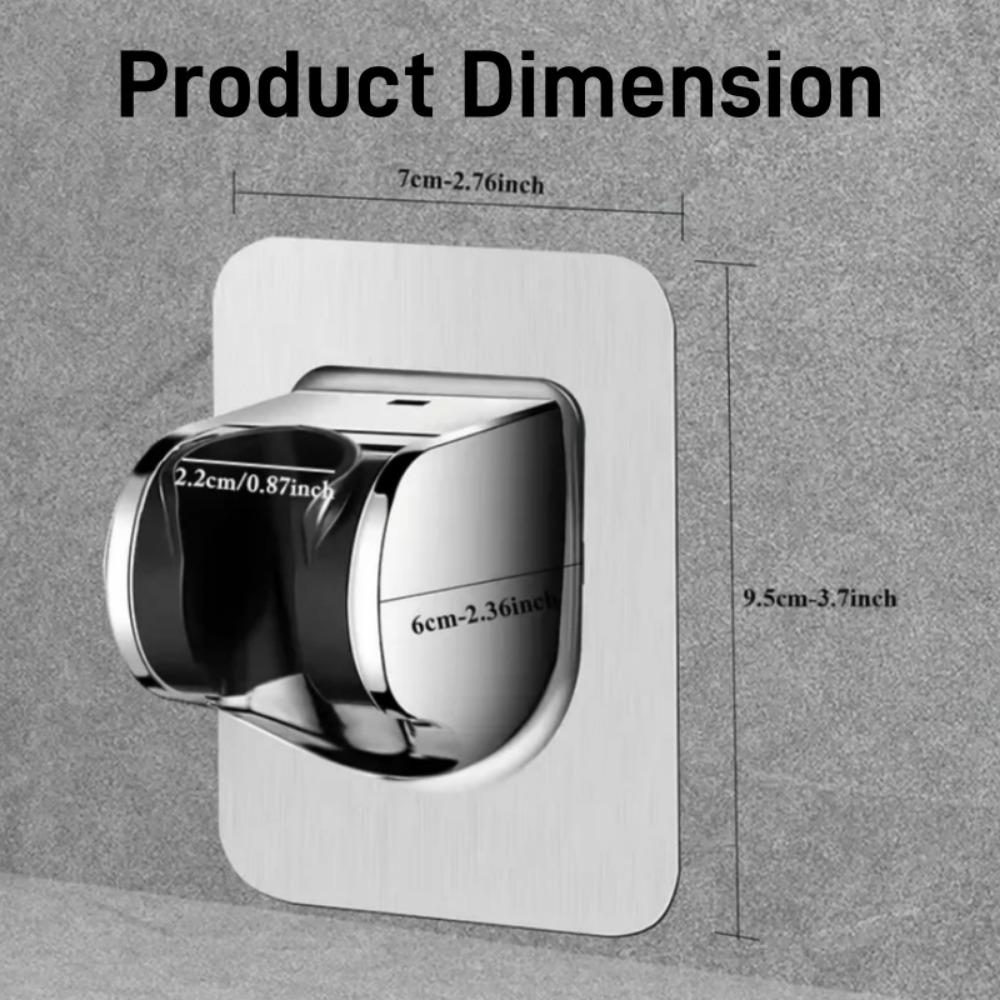 1PCS Universal Shower Head Bracket Self-adhesive Wall Mounted Adjustable Bathroom Shower Head Fixed Bracket Bathroom Accessories