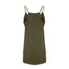 Women's Casual Solid Color V-Neck Buttoned Pullover Sleeveless Fake Two Piece Dresses