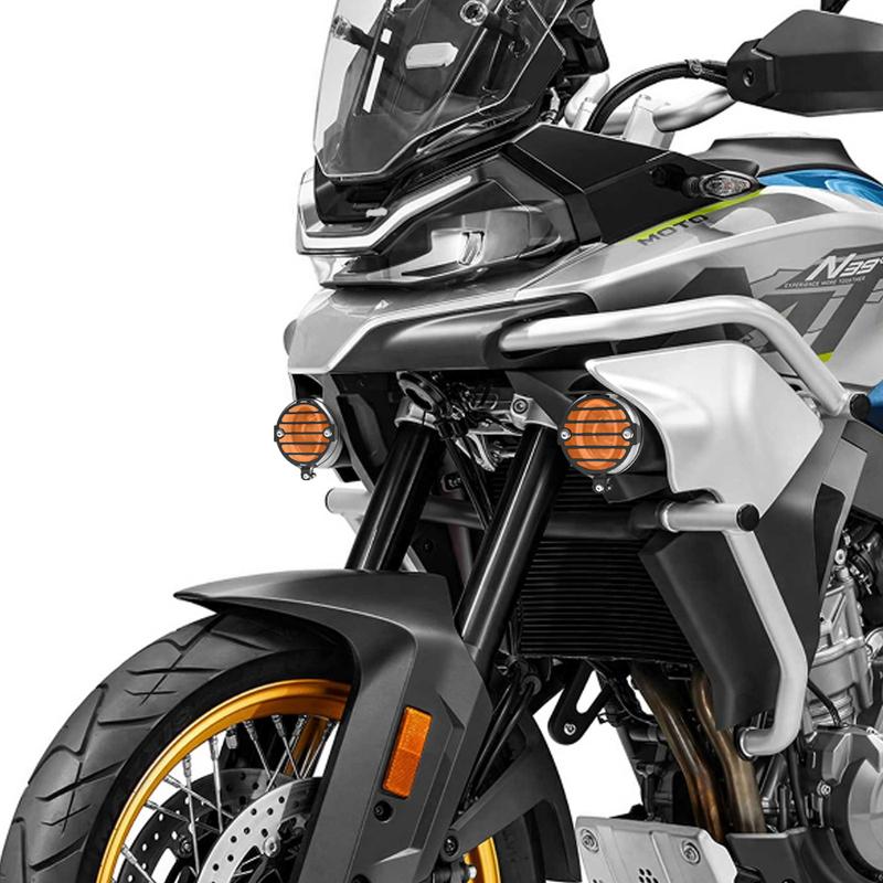 800MT Motorcycle Fog Light Protector Guards Metal Foglight Lamp Cover Accessories FOR CFMOTO CF MOTO 800 MT N39°