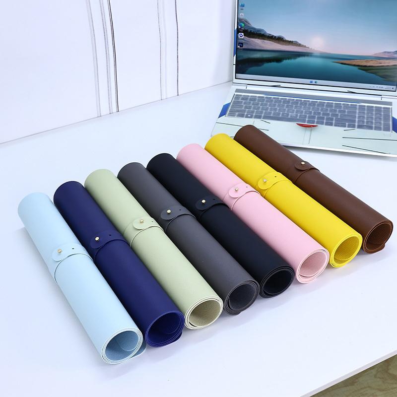 Nail Art Table Mat Foldable Hand Rest Pad For Nail Armrest Cushion Waterproof Scratch Dirt Resistant Leather Studio Desk Mat