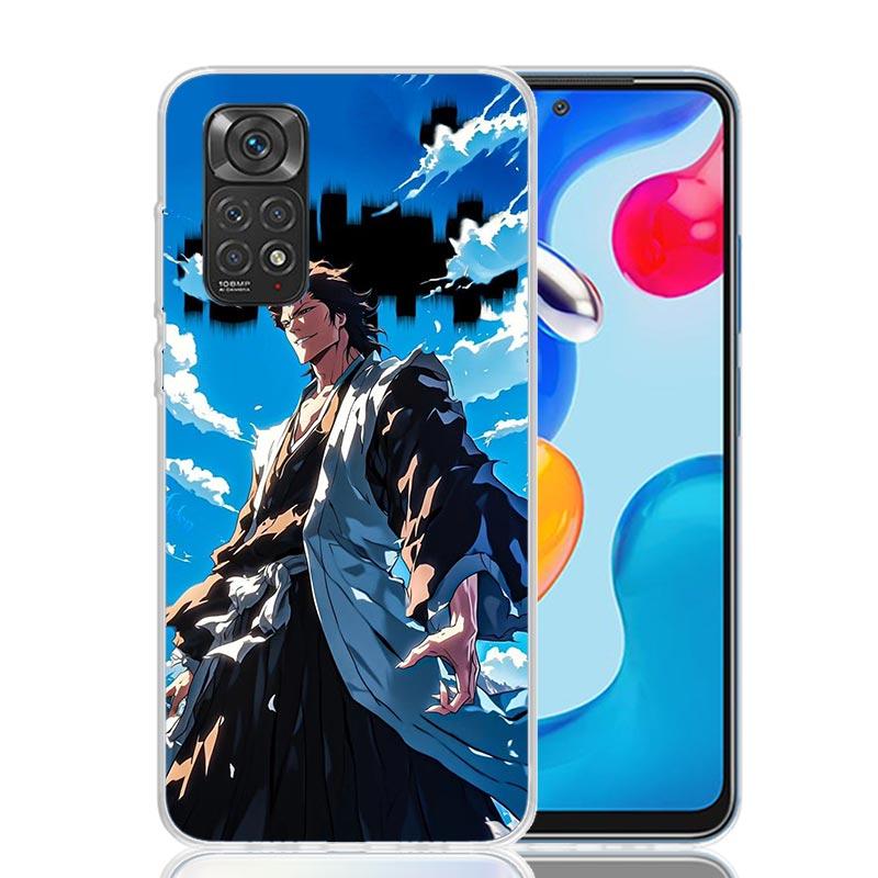 Aizen Sousuke Bleach Phone Case For Xiaomi Redmi Note 15 14 13 12S 12 Pro Plus 11S 11E 11 11T 10S 10 Art Soft Pattern Cover Redm