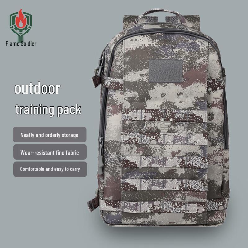 Flame Soldier Camouflage Outdoor Tactical Backpack