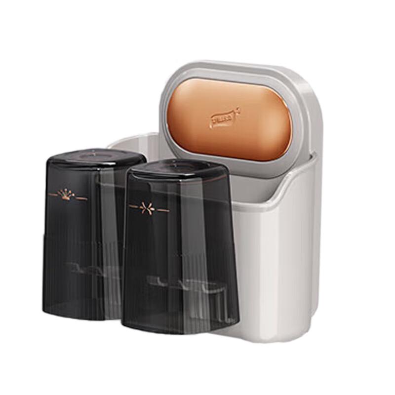 Tale Light Luxury Suction Cup Couple Toothbrush Holder