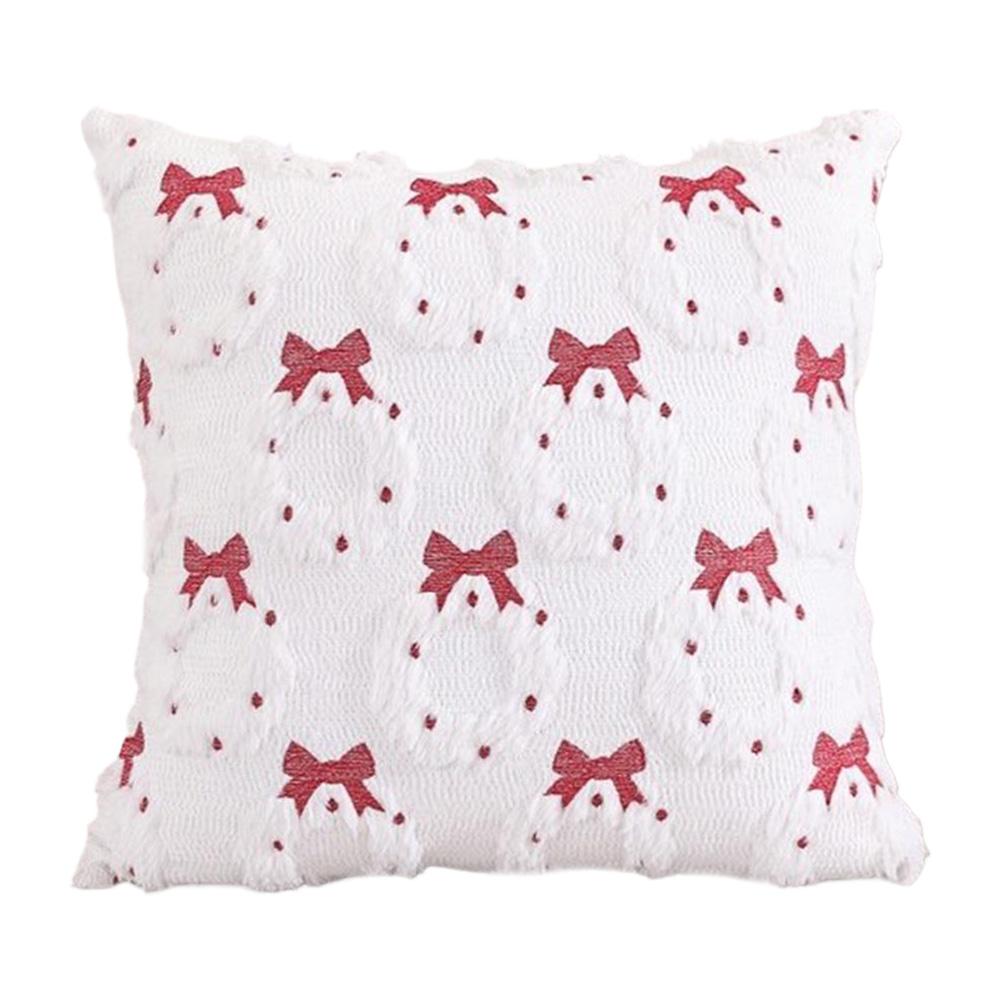 Halloween Ghost Pumpkin Pillowcase Plush Faux Fur Pillow Cover Comfortable Soft Pillow Case for Home Party Halloween Decor