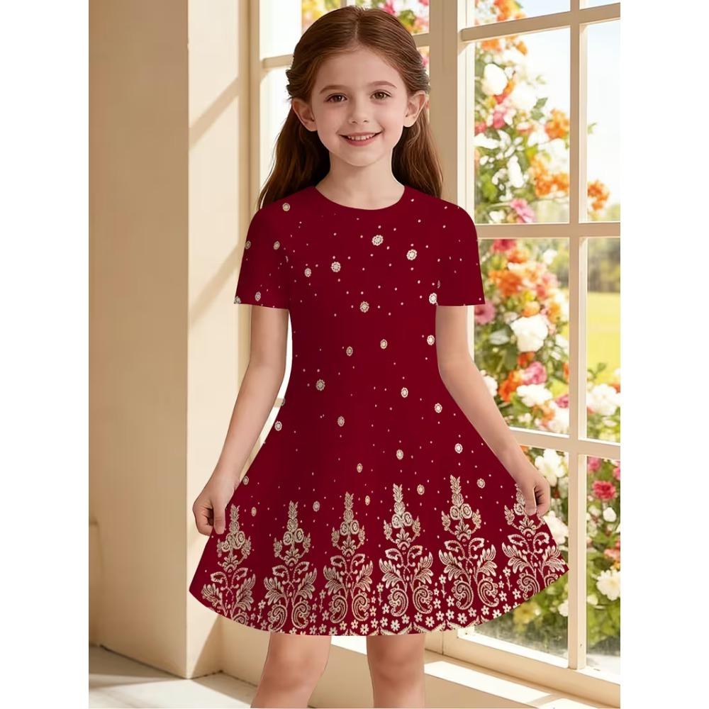 

Women s children s dress - fashionable, loose and simple design 100 cm