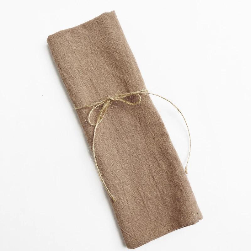 20PC Christmas Green Red Cotton Cloth Napkins 30X45cm Dinner Washable Napkins With Hemmed Edges For Restaurant Wedding And Hotel